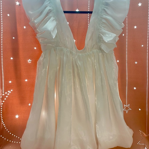 Molly Green White Angel Mini Dress - Picture 4 of 7